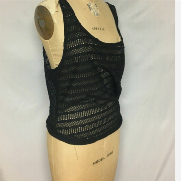 GO By GOSSIP Womens 2-in-1 Layered Swim Top Separates Black 103292 NWT $54 - Picture 8 of 9